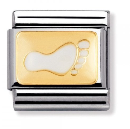 NOMINATION 'Foot' White Enamel 03020942
