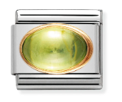 NOMINATION Oval 'Peridot' Gold 03050405