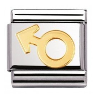 NOMINATION 'Male Sign' Gold 03011605