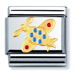NOMINATION 'Plane' Gold 03021006