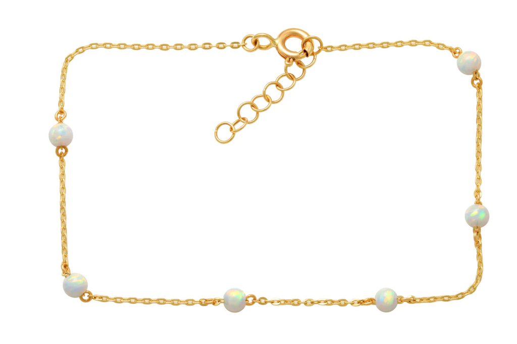 Yellow Gold Opal Bracelet