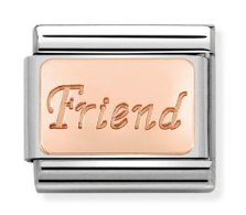 NOMINATION 'Friend' Rose Gold 43010814