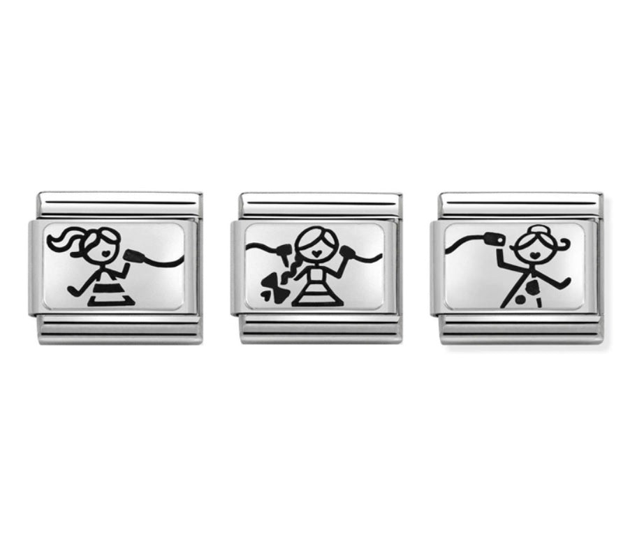 NOMINATION Skipping 'Girl on the Left' Silver 33010915