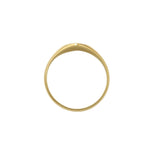 Yellow Gold Heart Signet Ring