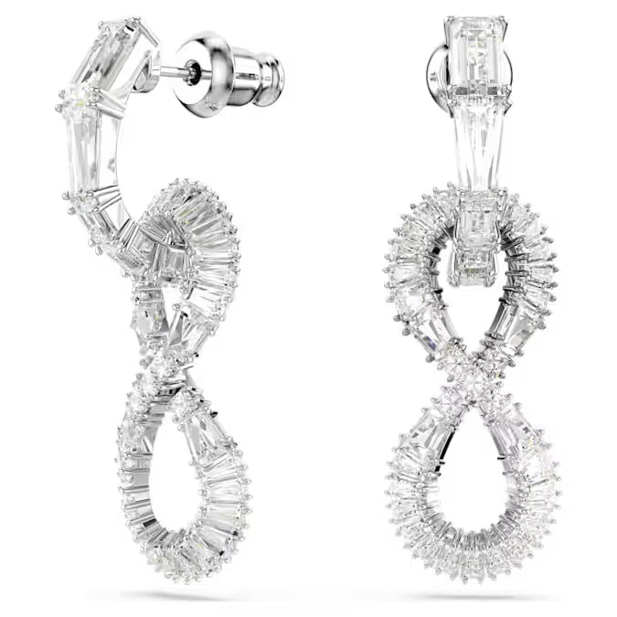 SWAROVSKI - Hyperbola Infinity Hoop Stud Earrings 5679793