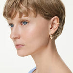 Swarovski Idyllia Drop Earrings With Ear Cuff