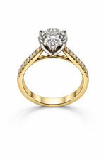 Yellow Gold Diamond Engagement Ring