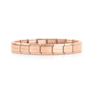 NOMINATION - Composable Steel, Rose Gold 19 Link Bracelet 030001011