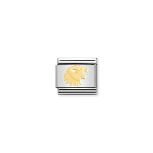 NOMINATION - Composable Steel & Gold Zodiac 'Leo' 03010405