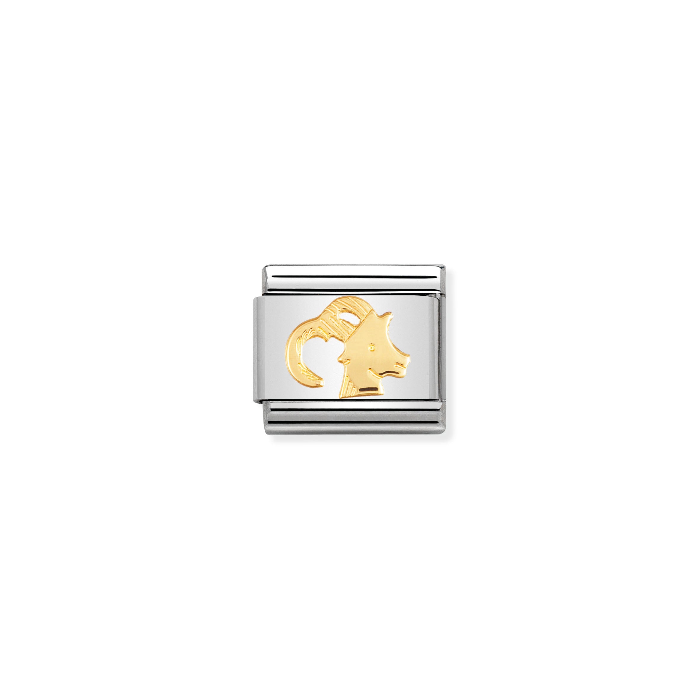 NOMINATION - Composable Steel & Gold Zodiac 'Capricorn' 03010410