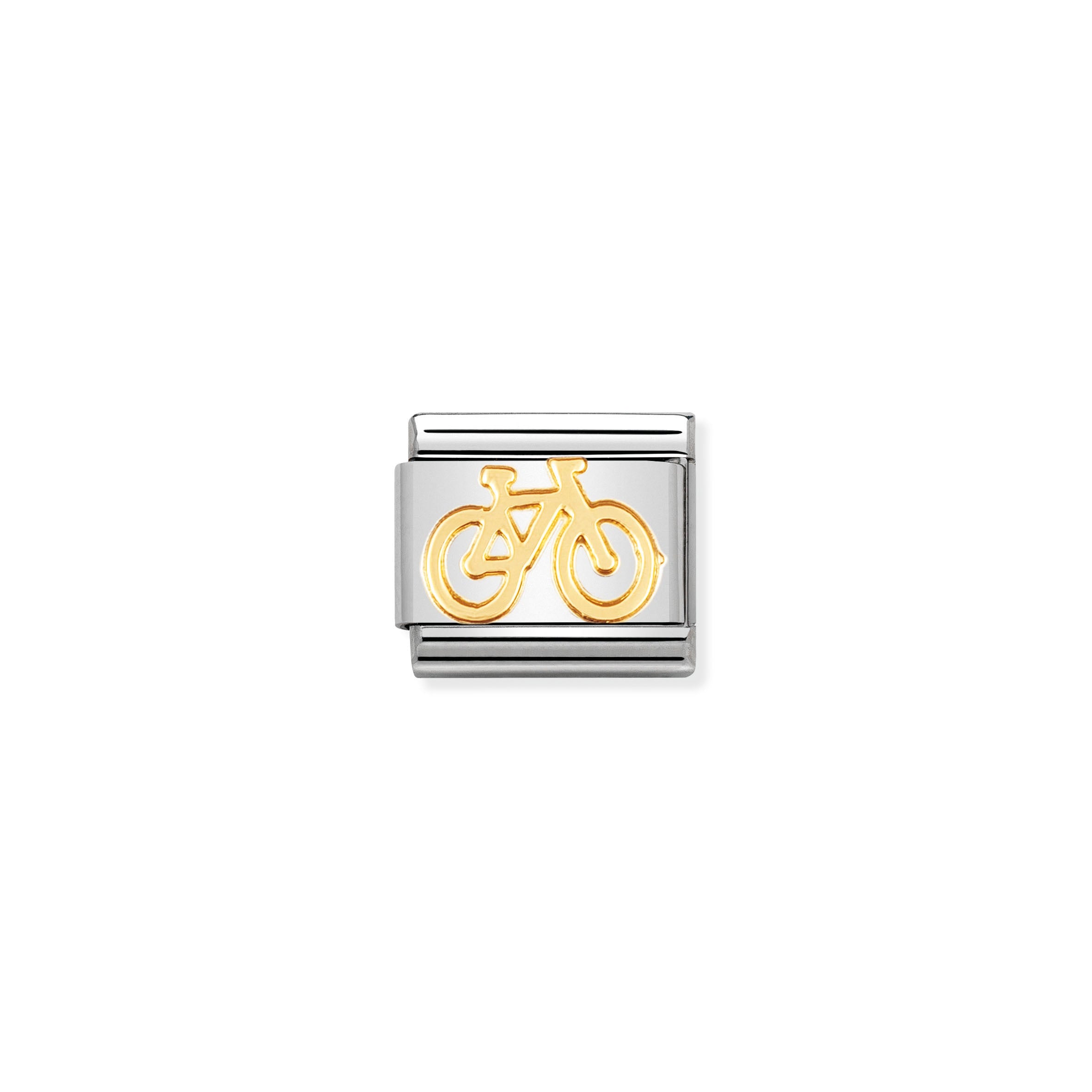 NOMINATION - Composable 030108 04 COMP Classic TECH st/steel & 18ct gold (Bike)