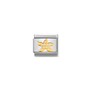 NOMINATION - Composable Steel & Gold Animals 'Starfish' 03011311