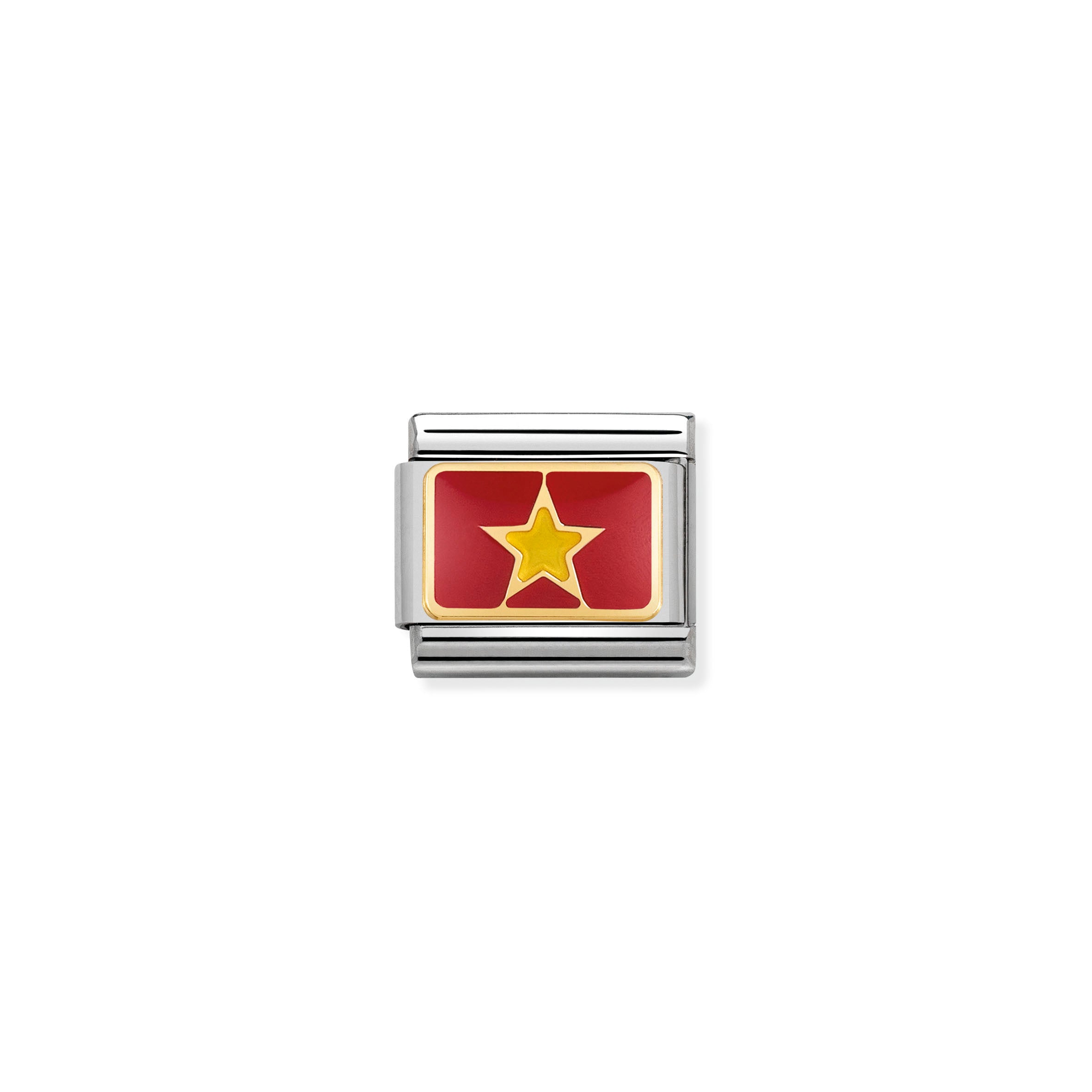 NOMINATION - Composable Steel & Enamel Asia Flag 'Vietnam'