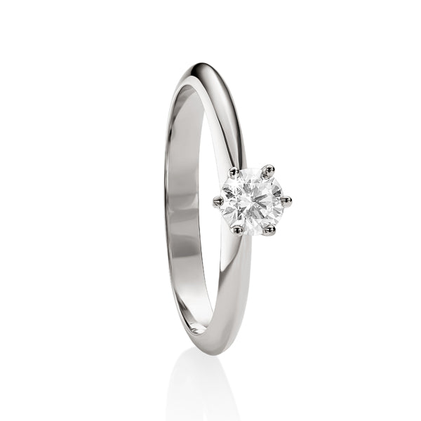 18ct White Gold 0.33ct Diamond Solitaire