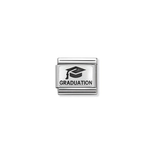 Nomination Composable Classic Graduation Link in Silver