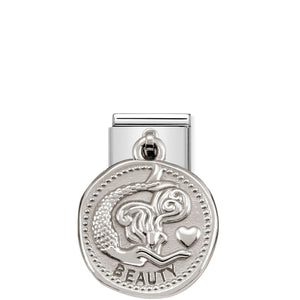 NOMINATION - Composable Classic CHARMS WISHES st/steel & silver 925 (Beauty)