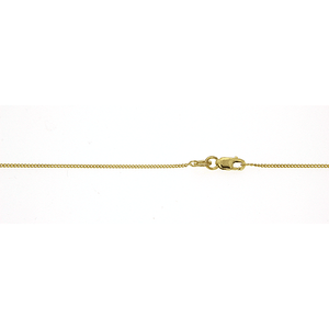 9ct Curb 030 Gauge 45Cm 1.65gm