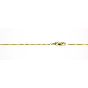 9ct gold 50cm curb link chain