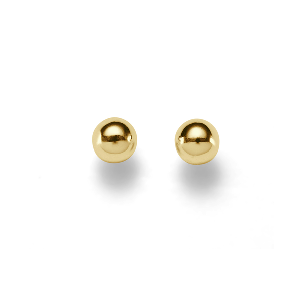 9ct 6mm ball studs