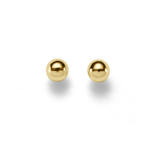 9ct 6mm ball studs