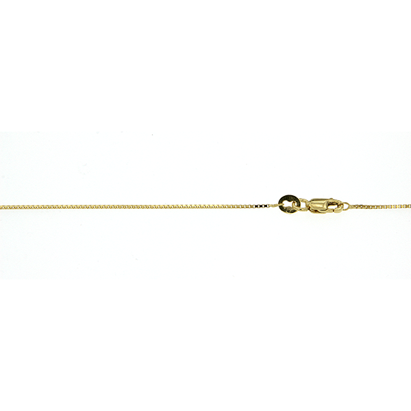 9ct Box Chain 40cm