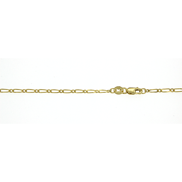 9ct Figaro Chain 45cm