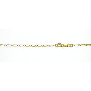 9ct Figaro Chain 45cm