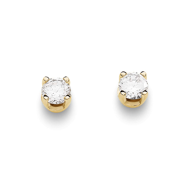 9ct Gold 0.25ct Diamond Studs