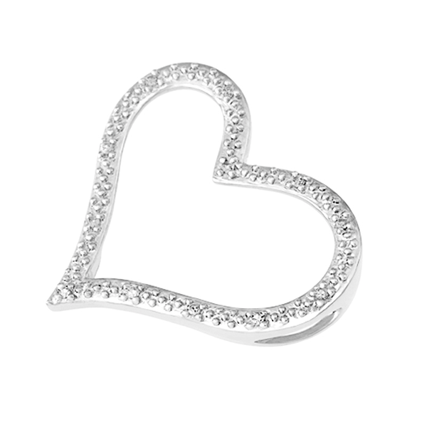 9ct Gold Open Heart Pendant