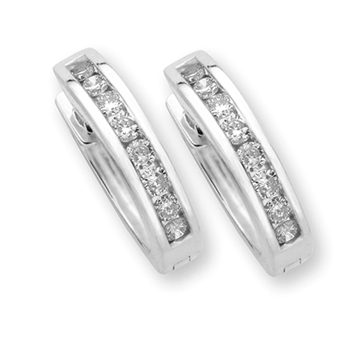 9ct Gold Round Huggies