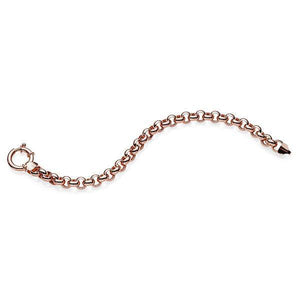 9ct Rose Gold Bonded Belcher Blet with Bolt Ring Clasp