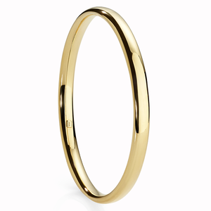 9ct gold bonded silver 6mm bangle