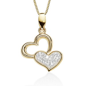 9ct gold bonded silver pendant