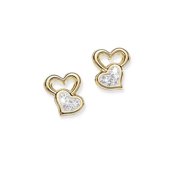 9ct gold bonded silver studs