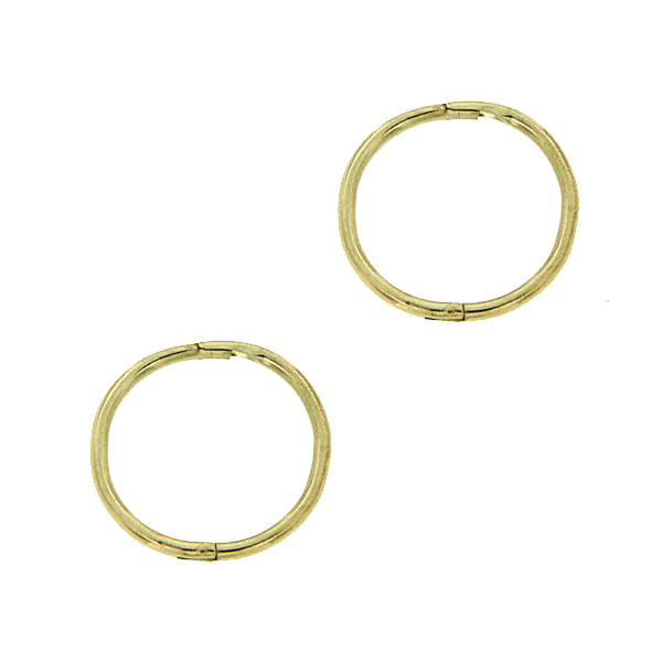 9ct gold small plain sleeper
