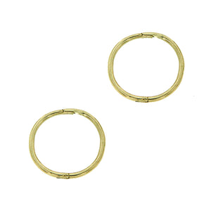9ct gold small plain sleeper
