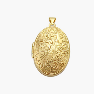 9ct oval locket Jim Hughes Sons Jewellers