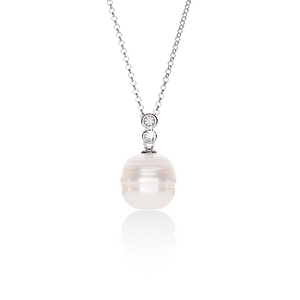 Arafura Cubic Zirconia South Sea Cultured Pearl Pendant