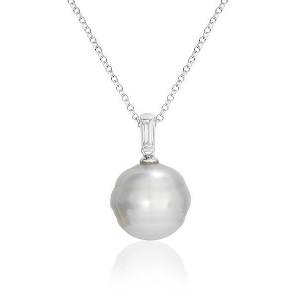 Arafura Silver South Sea Cultured Pearl Pendant