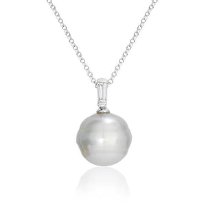 Arafura Silver South Sea Cultured Pearl Pendant