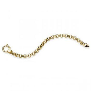 9ct Yellow Gold bonded silver belcher necklet with euro clasp