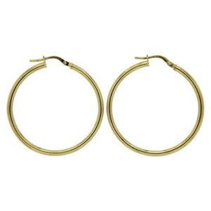 9ct gold hoops