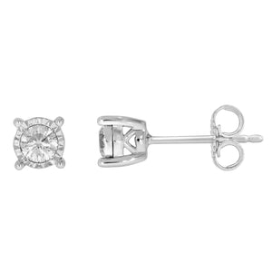 9ct WG diamond 0.20ct earrings studs
