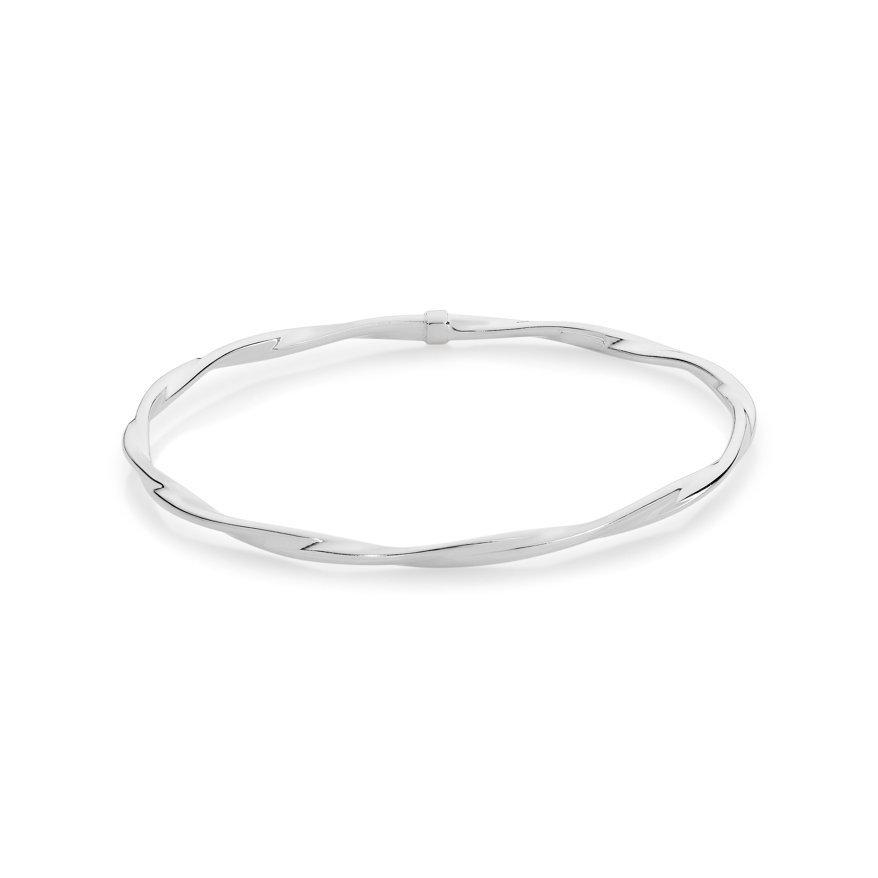 MP5922 Sterling silver twist bangle 65cm