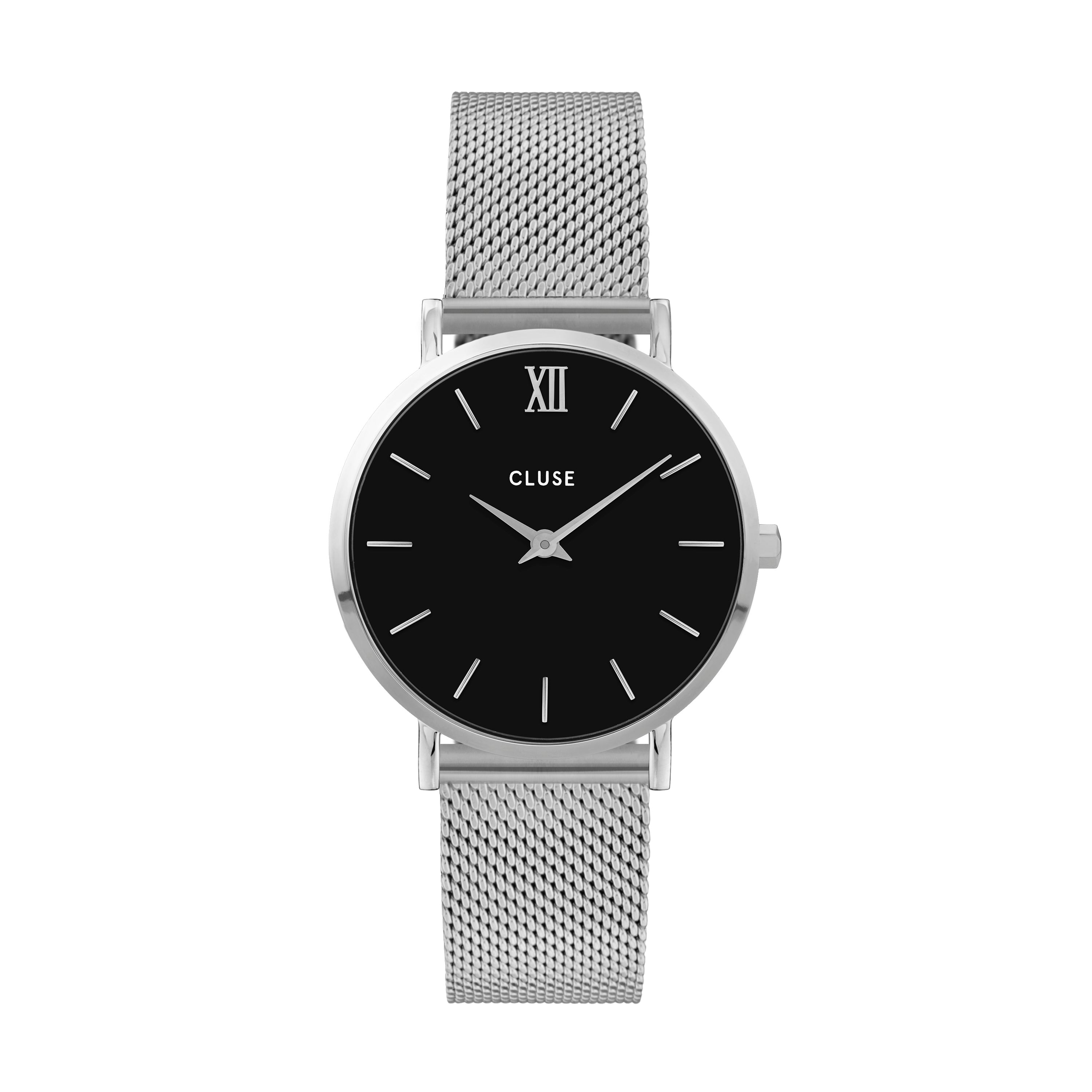 CLUSE Minuit Mesh Silver/Black