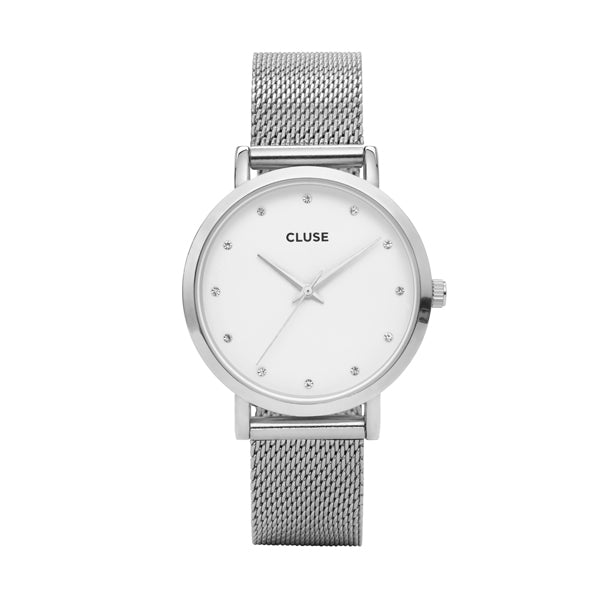 CLUSE Watches Pavane Silver stones mesh