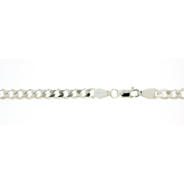 Sterling Silver 55cm curb chain