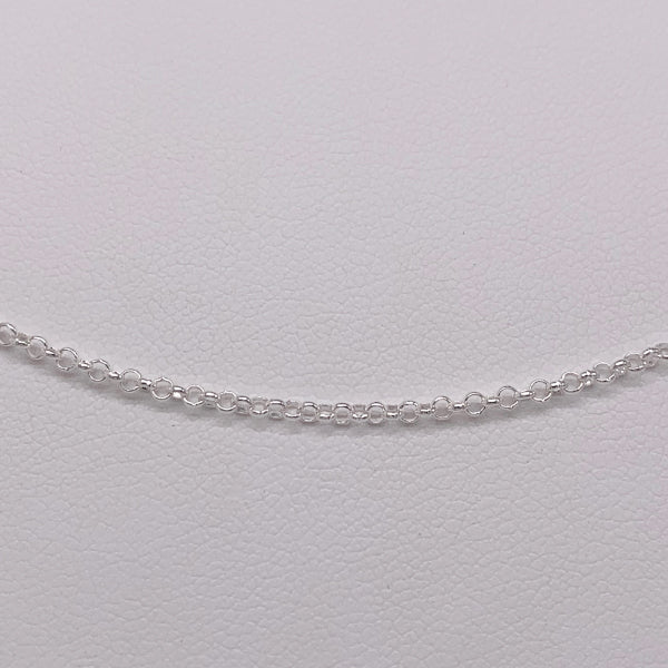 Sterling Silver 40cm Belcher Chain