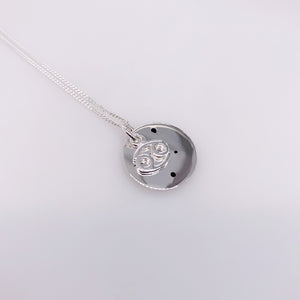 Sterling Silver Cancer pendant with chain