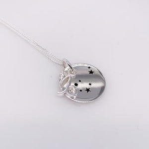 Sterling Silver Capricorn pendant with chain
